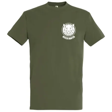 T-Shirt Keiler Hunter kaki 100% coton manches courtes logo 3