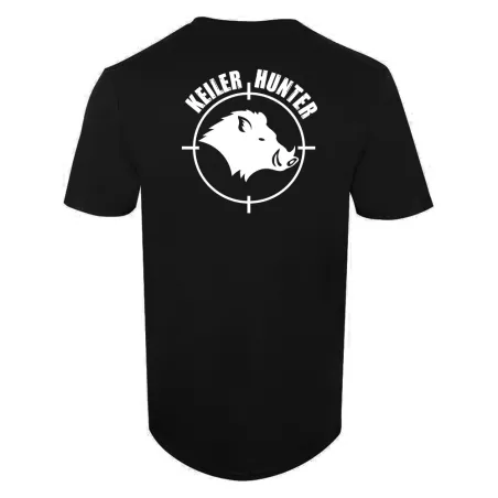 T-Shirt Keiler Hunter noir 100% coton manches courtes logo 1 T-Shirt Keiler Hunter noir 100% coton manches courtes logo 1