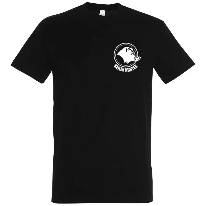 T-Shirt Keiler Hunter noir 100% coton manches courtes logo 2 T-Shirt Keiler Hunter noir 100% coton manches courtes logo 2