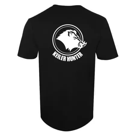T-Shirt Keiler Hunter noir 100% coton manches courtes logo 2 T-Shirt Keiler Hunter noir 100% coton manches courtes logo 2