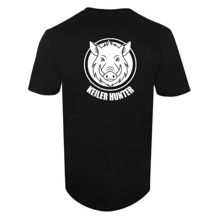 T-Shirt Keiler Hunter noir 100% coton manches courtes logo 3 T-Shirt Keiler Hunter noir 100% coton manches courtes logo 3