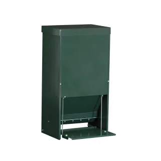 Mangeoire anti-nuisible 15 ou 30 litres thermolaquée vert