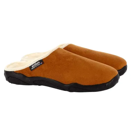 Chaussons Mules Fourrées Doudou Marron - Confort Douillet Chaussons Mules Fourrées Doudou Marron - Confort Douillet