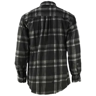 Chemise chaude homme à carreaux polyester grise M à 3XL