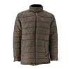 Parka réversible col montant polyester marron/bleu marine M à 2XL
