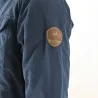 Parka réversible col montant polyester marron/bleu marine M à 2XL