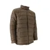 Parka réversible col montant polyester marron/bleu marine M à 2XL