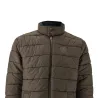 Parka réversible col montant polyester marron/bleu marine M à 2XL