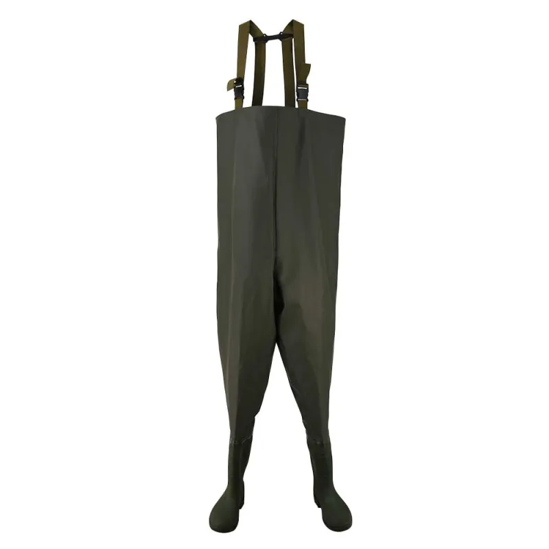 Waders PVC haute résistance soudure qualité poche intérieure Waders PVC haute résistance soudure qualité poche intérieure