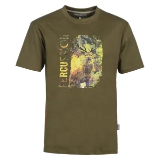 T-shirt Cerf 100% Coton 180g/m² Col Rond Manches Courtes