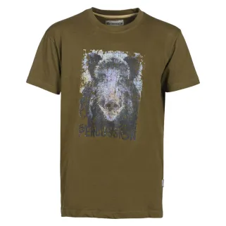 T-shirt Sanglier 100% Coton 180g/m² Col Rond Manches Courtes
