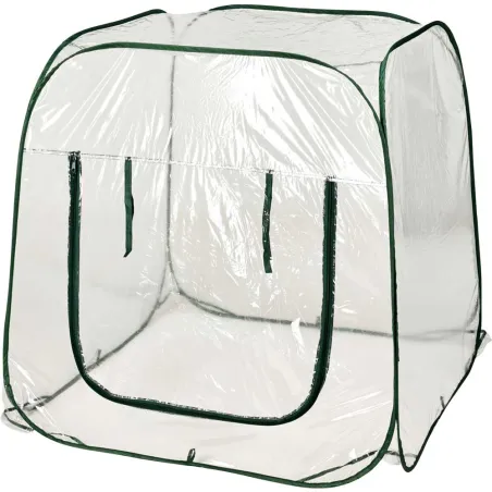 Serre pop-up 100x100x100cm jardin protection plantes Serre pop-up 100x100x100cm jardin protection plantes