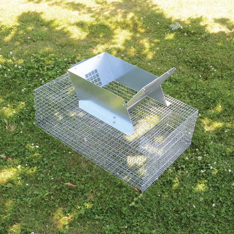 Piège à rats et ragondins multiprises métal 