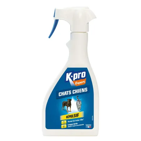 Répulsif chiens et chats géraniol 500ml anti-dégradations Répulsif chiens et chats géraniol 500ml anti-dégradations