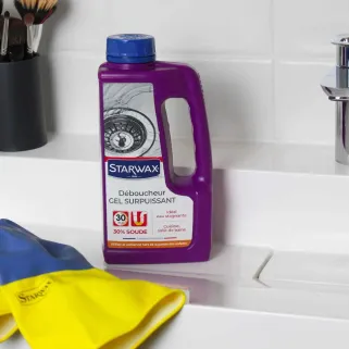 Déboucheur gel surpuissant soude caustique 30% - 1L
