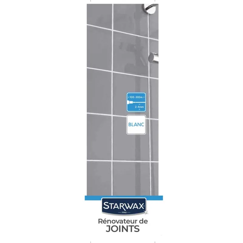 Rénovateur joint 9ml - Blanchit et rénove joints 100-300m