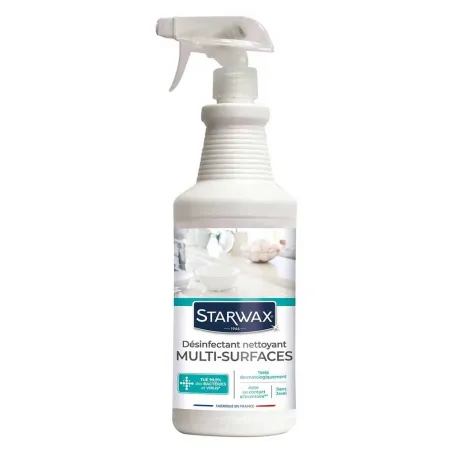 Désinfectant nettoyant multi-surfaces 1L - Élimine 99% bactéries Désinfectant nettoyant multi-surfaces 1L - Élimine 99% bactéries