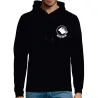 Sweat Keiler Hunter noir capuche coton logo 2 Sweat Keiler Hunter noir capuche coton logo 2