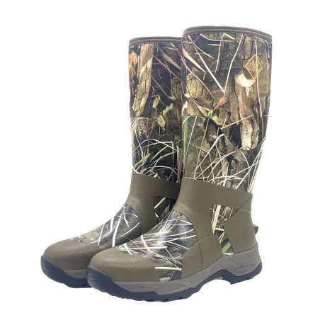 Bottes camo roseaux caoutchouc doublure jersey 5mm