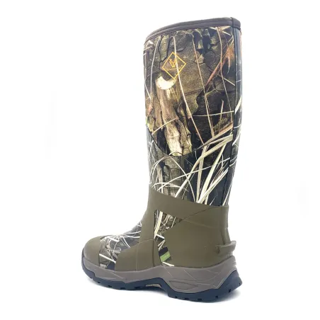 Bottes camo roseaux caoutchouc doublure jersey 5mm