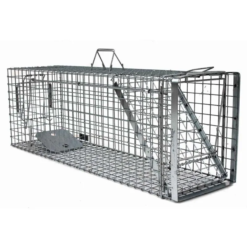 Cage-piège Hardy 3 ressorts trappe 60° anti-corrosion nuisibles