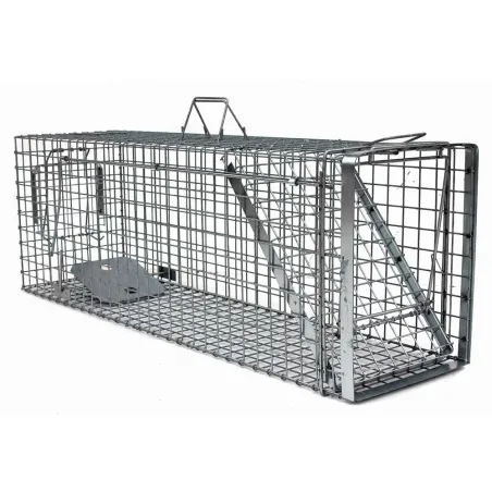 Cage-piège Hardy 3 ressorts trappe 60° anti-corrosion nuisibles