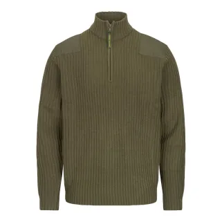Pull zippé Walker and Hawkes Gardham Vert