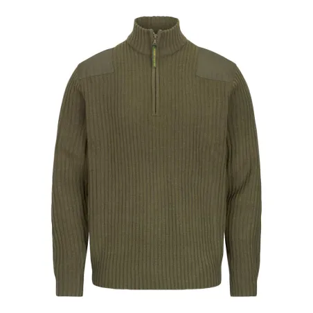 Pull zippé Walker and Hawkes Gardham Vert