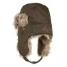 Chapka Swedteam Crest Pilot fourrure kaki