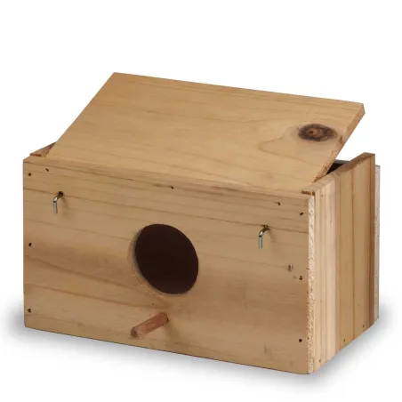 Nichoir oiseaux en bois 22x12x12,5cm - Abri jardin