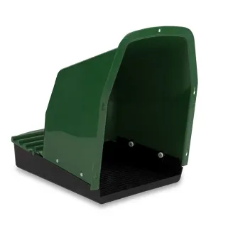 Nid pondoir plastique 37x44,4x50,3cm fixation murale poulailler
