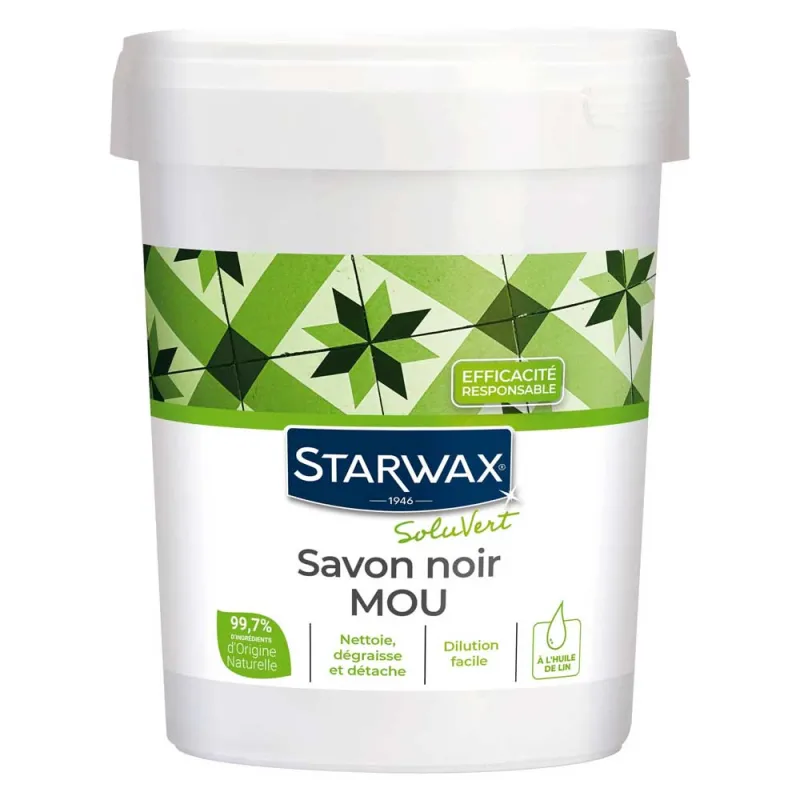 Savon noir mou huile de lin 1kg Starwax