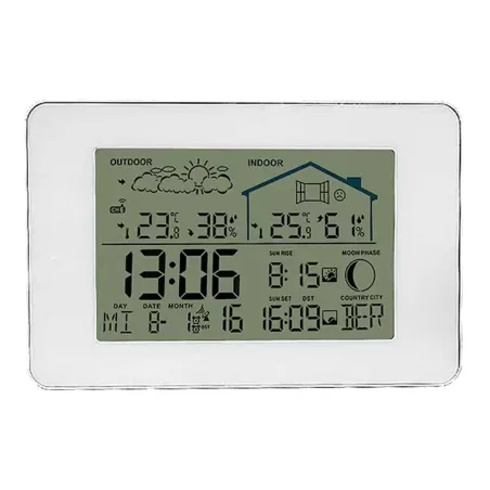 Station météo avec sonde extérieure Thermomètre hygromètre Station météo avec sonde extérieure Thermomètre hygromètre