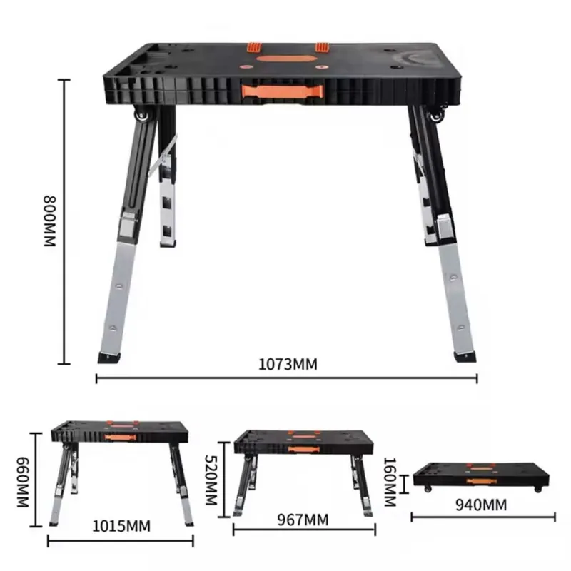 Établi 5 en 1 multifonction atelier bricolage DIY compact