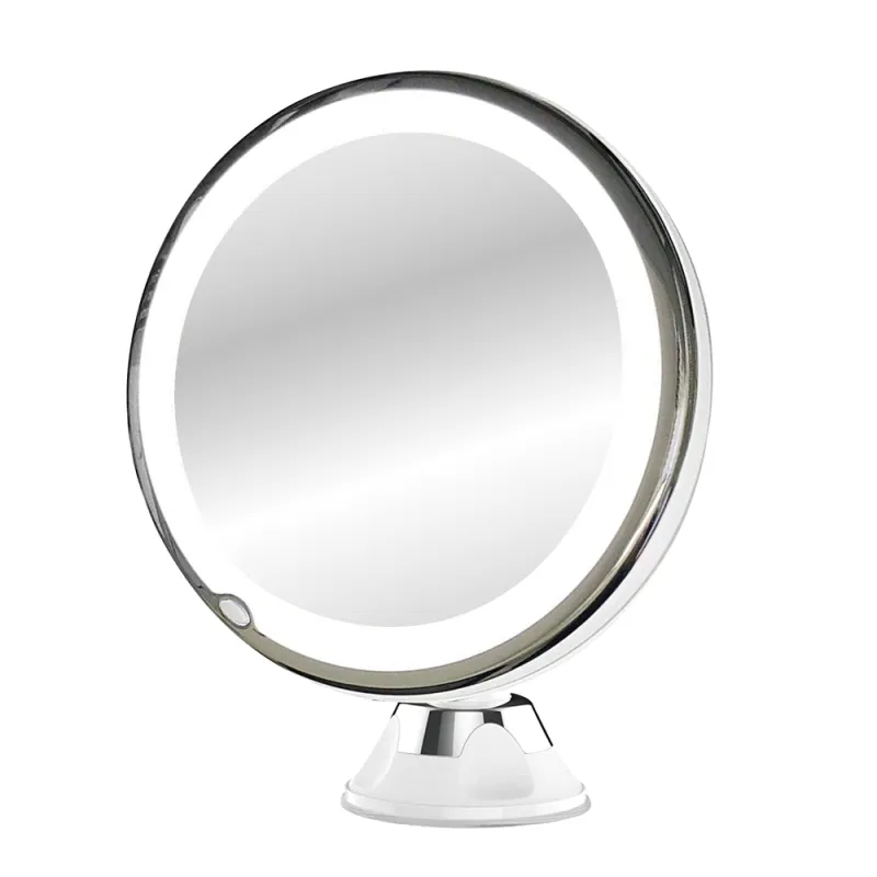 Miroir lumineux grossissant x7 orientable 360° fixation ventouse