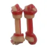 Os à mâcher poulet 16cm protection dentaire - Lot de 2