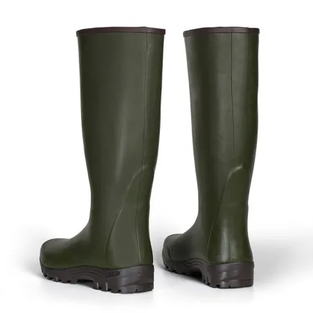Bottes Mono Hunting Green confort caoutchouc kaki 40 à 46 Bottes Mono Hunting Green confort caoutchouc kaki 40 à 46