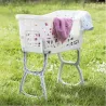 Panier à linge sur pieds - Corbeille textile rangement linge Panier à linge sur pieds - Corbeille textile rangement linge