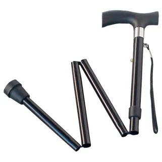 Canne pliante réglable 82-92cm avec sacoche - Charge 90kg