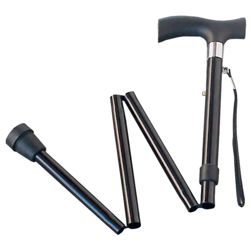 Canne pliante réglable 82-92cm avec sacoche - Charge 90kg