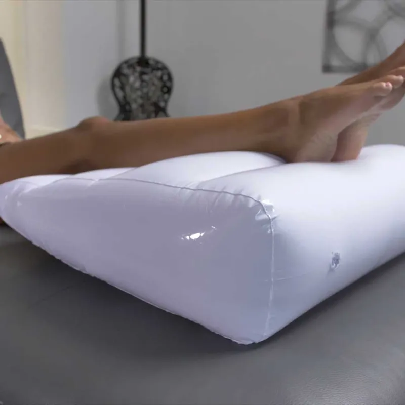 Coussin inclinant gonflable PVC jambes lourdes oreiller