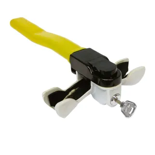 Antivol volant bloque-disque bras articulé tableau de bord