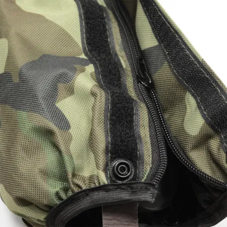 Guêtres doublées imperméables zip et scratch camo Guêtres doublées imperméables zip et scratch camo