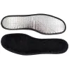 Semelles isolante polaire polyester aluminium noire 35/36 à 45/46