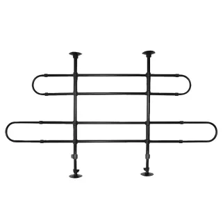 Barre pare-chien métallique ajustable 85-140cm H60-110cm