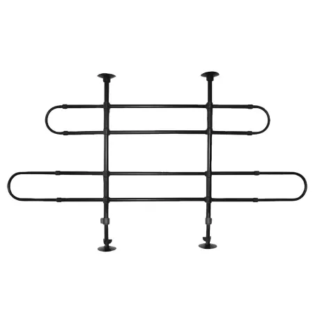 Barre pare-chien métallique ajustable 85-140cm H60-110cm