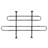 Barre pare-chien métallique ajustable 85-140cm H60-110cm