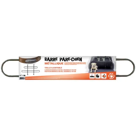 Barre pare-chien métallique ajustable 85-140cm H60-110cm
