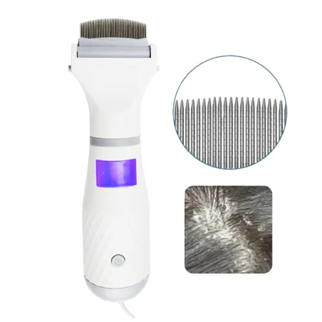 Peigne électrique anti-poux autonomie 4-6h LED 3 niveaux silencieux Peigne électrique anti-poux autonomie 4-6h LED 3 niveaux silencieux