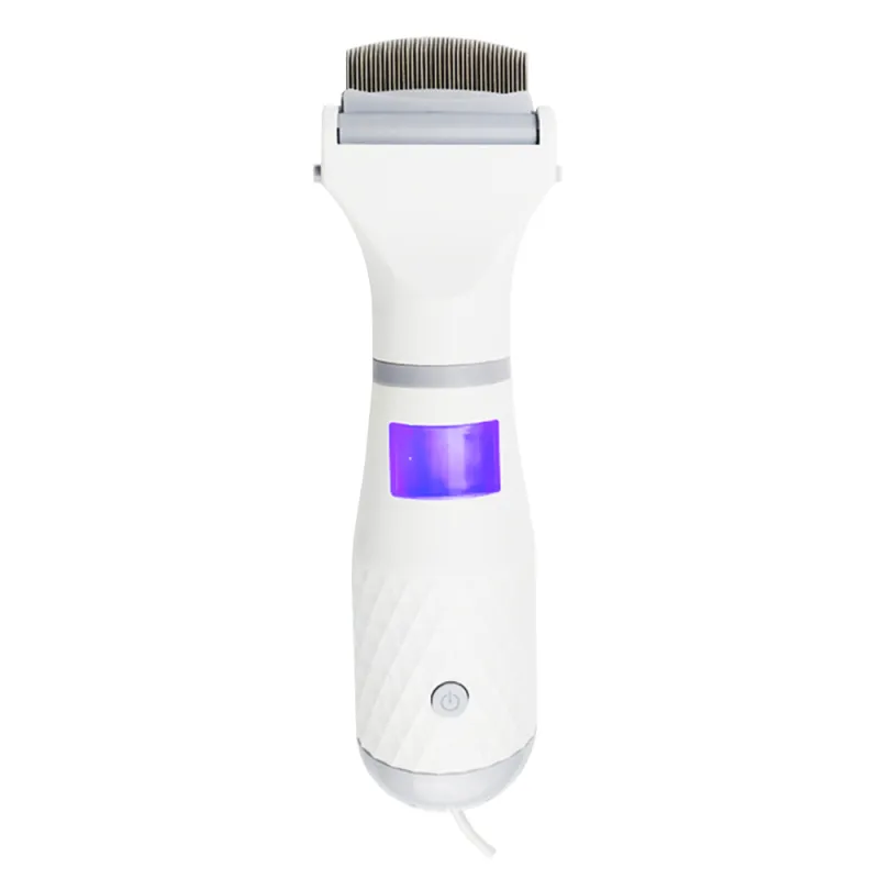 Peigne électrique anti-poux autonomie 4-6h LED 3 niveaux silencieux Peigne électrique anti-poux autonomie 4-6h LED 3 niveaux silencieux